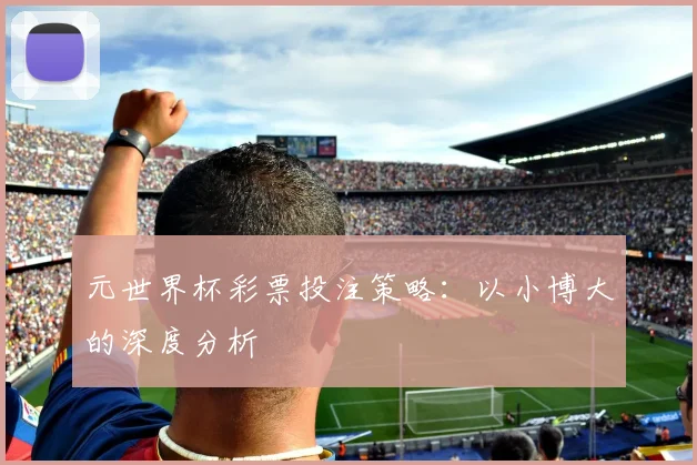 元世界杯彩票投注策略：以小博大的深度分析